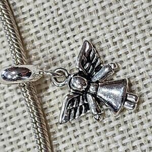 Silver Angel Charm Pendant